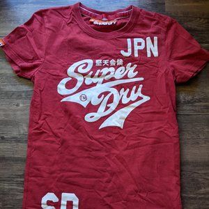 Superdry 100% cotton Red T Shirt